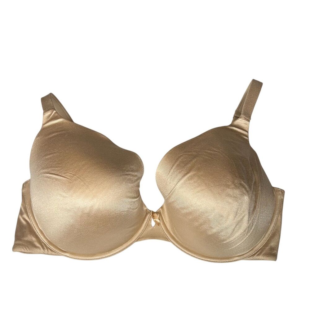 Cacique Tan uplift plunge lined bra 44DDD 44F
